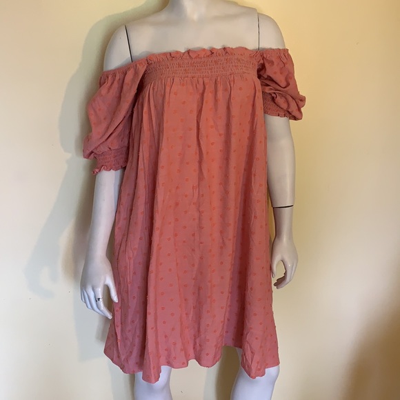 easel Dresses Easel Off The Shoulder Ruffled Dress Poshmark